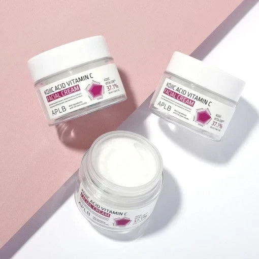 APLB Kojic Acid Vitamin C Facial Cream (55ml) - Dark Spot Corrector & Brightening Cream