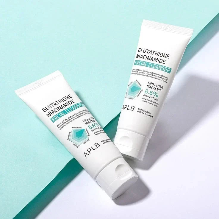 APLB Glutathione Niacinamide Facial Cleanser - Brightening & Deep Cleansing Face Wash