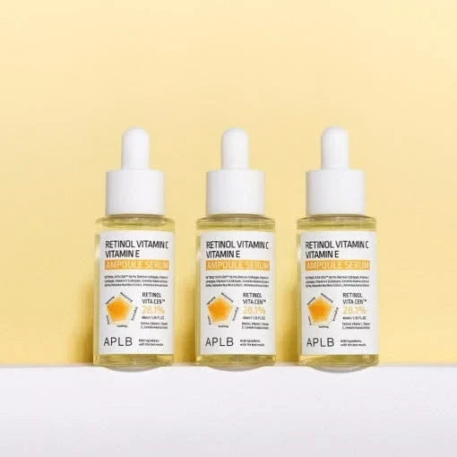 APLB Retinol Vitamin C Vitamin E Ampoule Serum - Anti-Aging & Brightening Complex