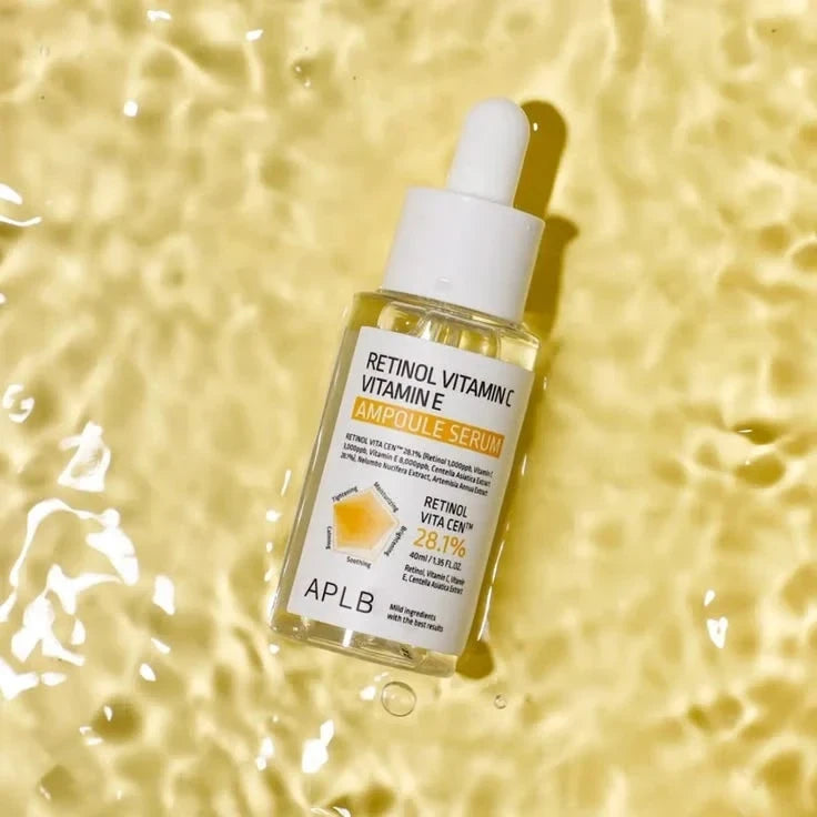 APLB Retinol Vitamin C Vitamin E Ampoule Serum - Anti-Aging & Brightening Complex