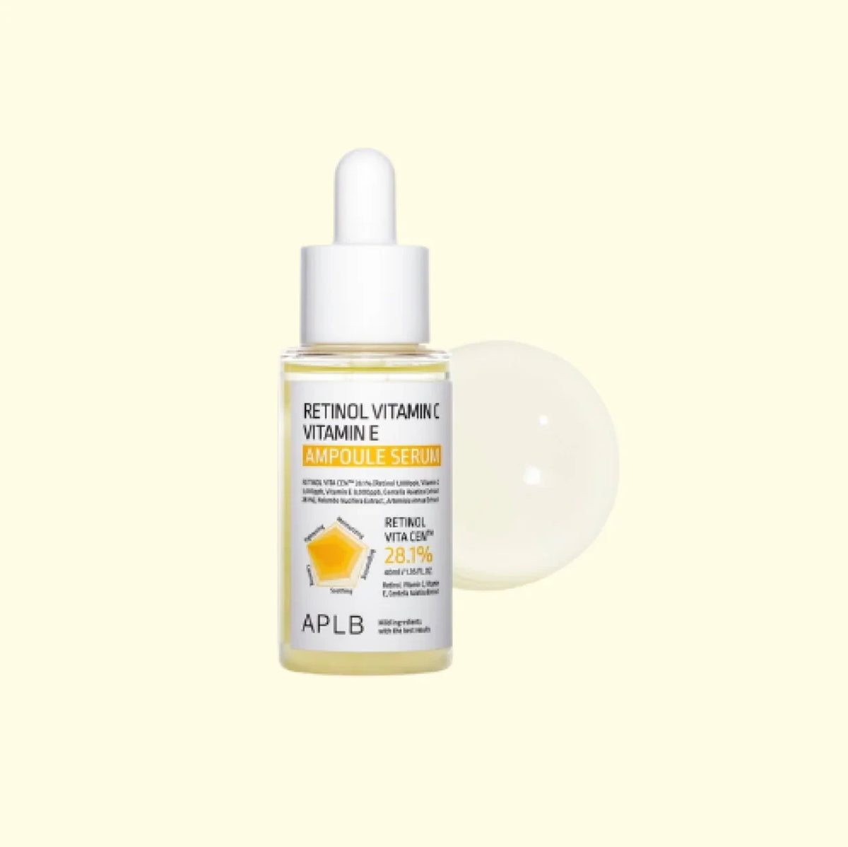 APLB Retinol Vitamin C Vitamin E Ampoule Serum - Anti-Aging & Brightening Complex