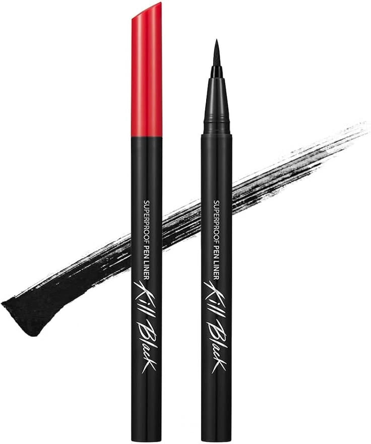 CLIO Superproof Pen Liner 01 Black - Long-Lasting Waterproof Eyeliner