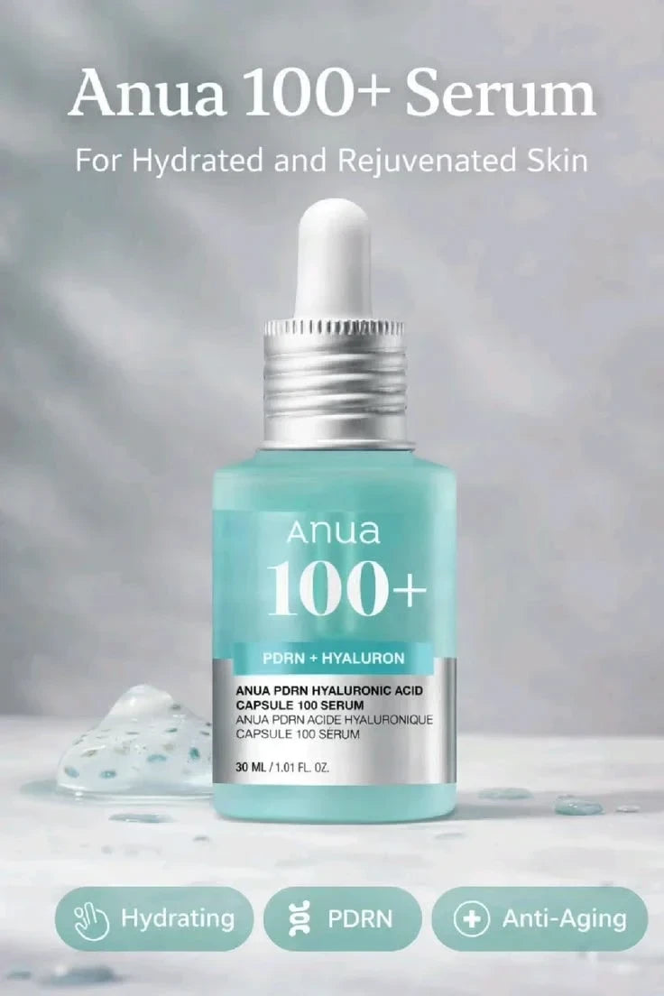 Anua PDRN Hyaluronic Acid Capsule 100 Serum - Deep Hydrating & Skin Repairing Serum