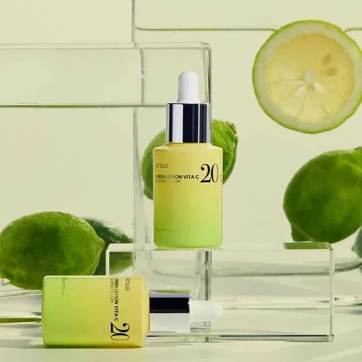 Anua Green Lemon Vita C Blemish Serum - 20% Vitamin C Brightening Treatment