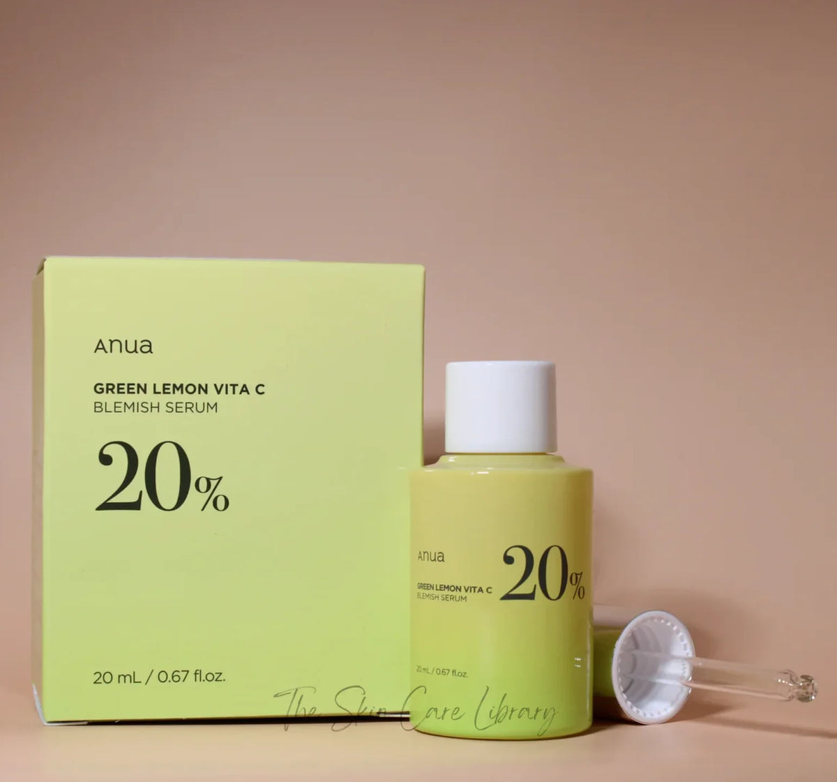 Anua Green Lemon Vita C Blemish Serum - 20% Vitamin C Brightening Treatment