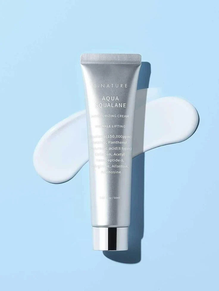 S.Nature Aqua Squalane Moisturizing Cream - Deep Hydration & Barrier Repair Cream