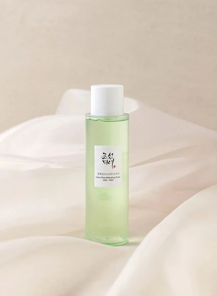 Beauty of Joseon Green Plum Refreshing Toner: AHA + BHA 150ml - Gentle Exfoliating & Skin Smoothing Toner