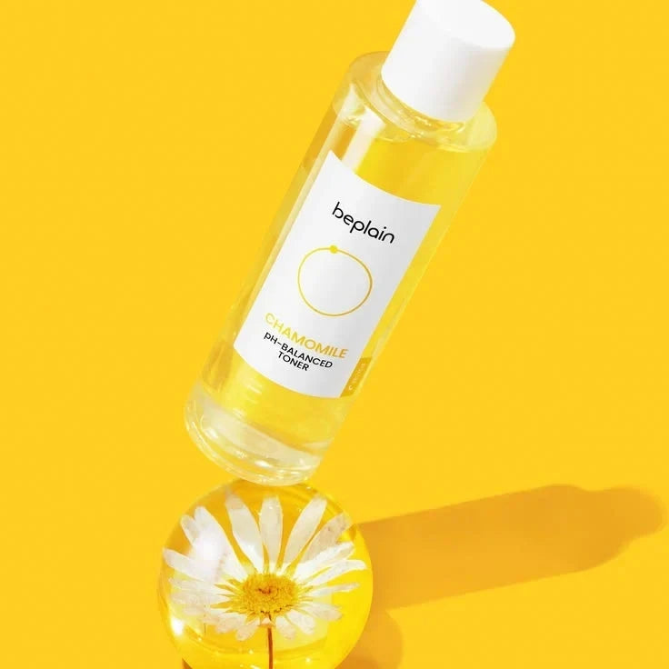Beplain Chamomile pH Balanced Toner 200ml - Daily Calming & Hydrating Facial Toner for Sensitive Skin