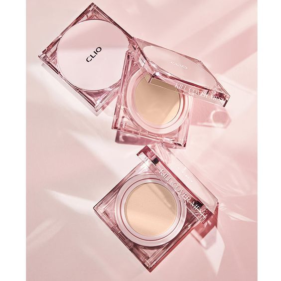 Clio Kill Cover High Glow Cushion (03 Linen) 14g + Refill - Intense Hydration & Glass Skin Radiant Foundation