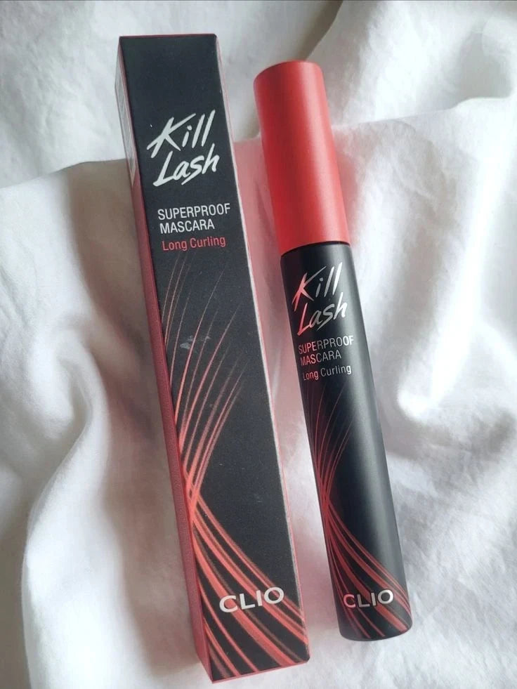 Clio Kill Lash Superproof Mascara (02 Sharp Curl) 7g - Smudge-Proof & Long-Lasting Curling Mascara