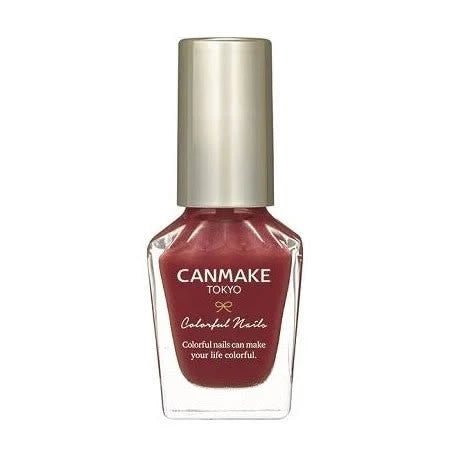 Canmake Colorful Nails [N42 Burnt Orange] - Quick-Drying Glossy Nail Polish