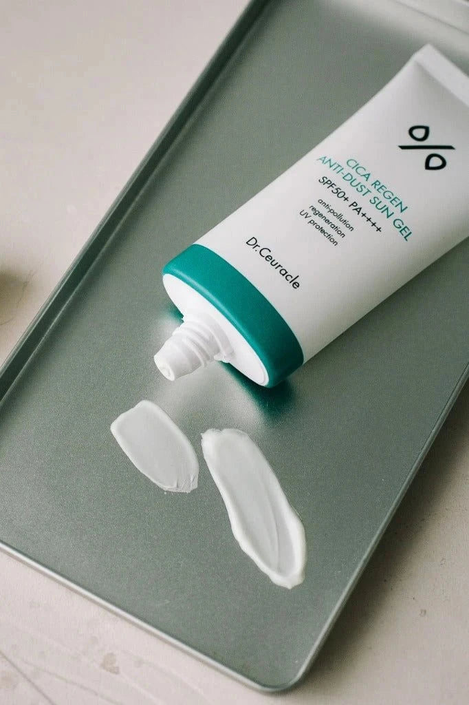 Dr. Ceuracle Cica Regen Vegan Sun SPF 50+ PA++++ 50ml - Soothing & Hydrating Vegan Sunscreen