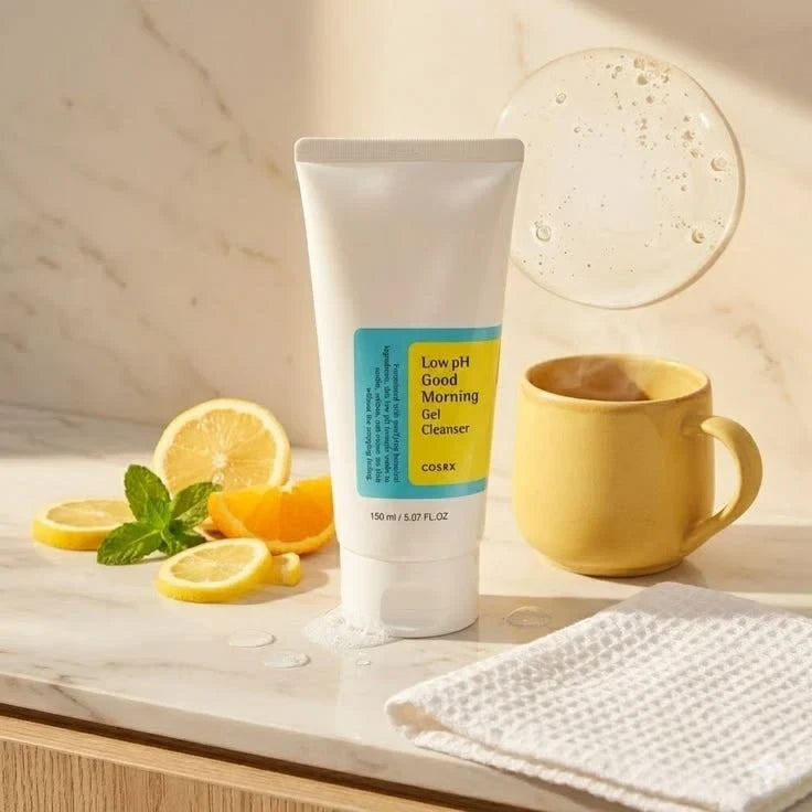 COSRX Low pH Good Morning Gel Cleanser - Gentle Daily Face Wash for Sensitive Skin