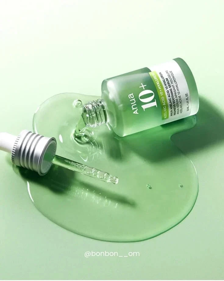 Anua Azelaic Acid 10 + Hyaluron Redness Soothing Serum - Anti-Acne & Brightening Treatment