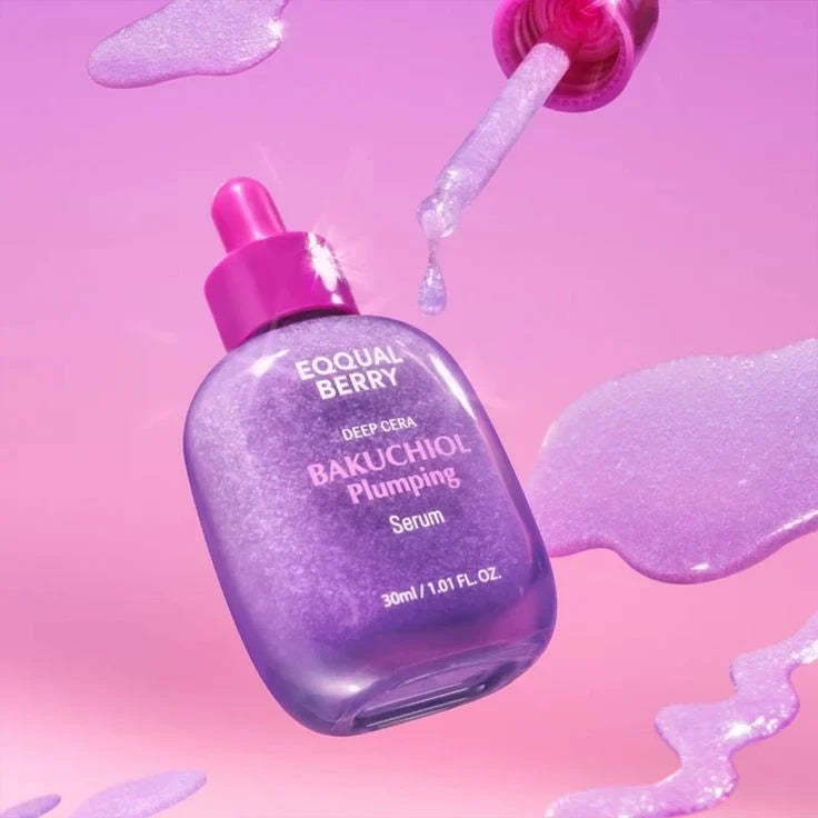 EQQUALBERRY Bakuchiol Plumping Serum - Pore Tightening & Natural Anti-Aging Serum