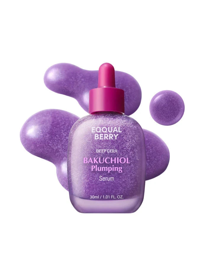 EQQUALBERRY Bakuchiol Plumping Serum - Pore Tightening & Natural Anti-Aging Serum