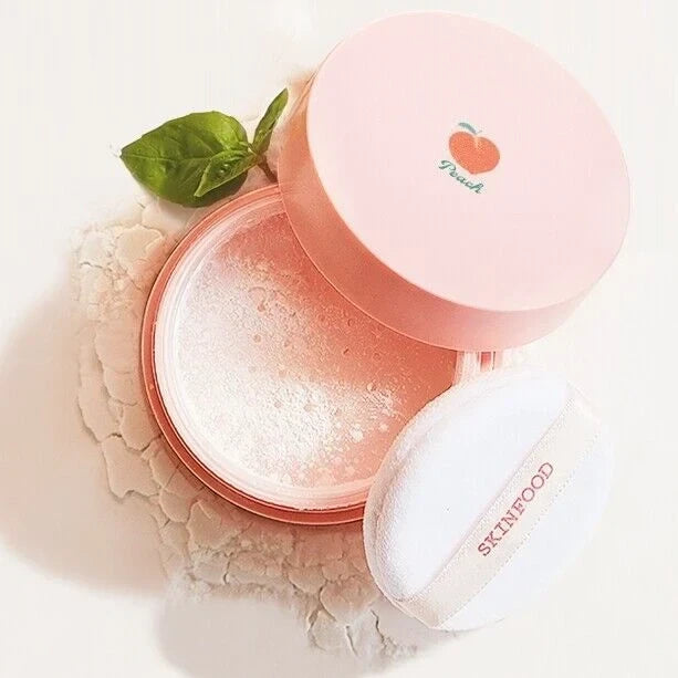 Skinfood Peach Cotton Multi-Finish Powder - Mattifying & Oil Control Loose Powder
