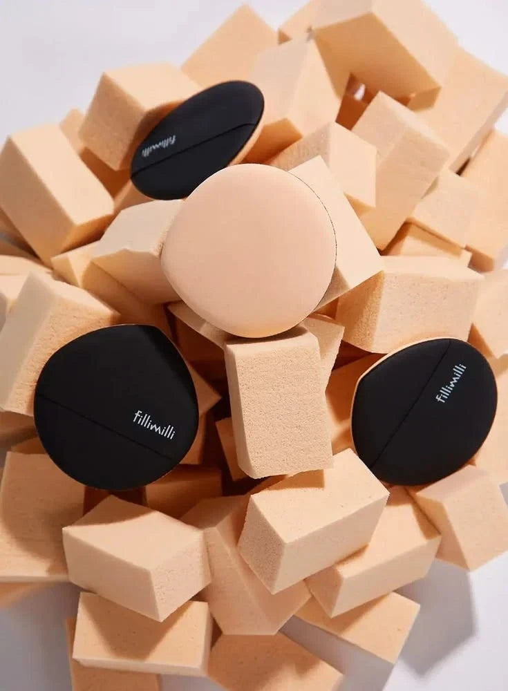 Makeheal Mini Pang Pang Puff Set (2 Pcs) - Premium Cushion Makeup Blending Puffs