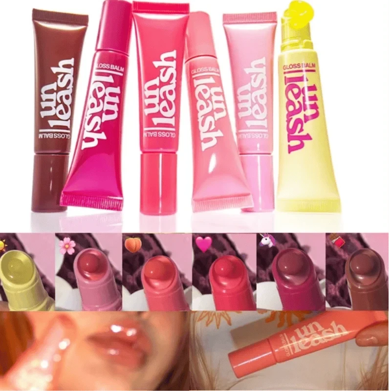 Unleashia Sunset Dazzle Gloss Balm (Ultra-Glossy Shimmer Lip Balm)