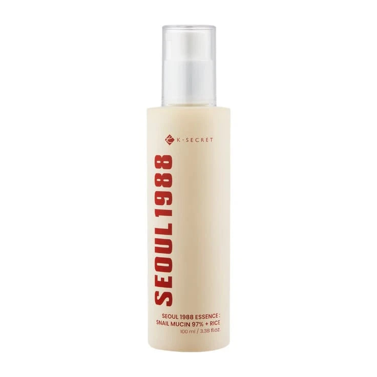 K-Secret Seoul 1988 Essence Snail Mucin 97% + Rice - Hydrating & Repair Essence