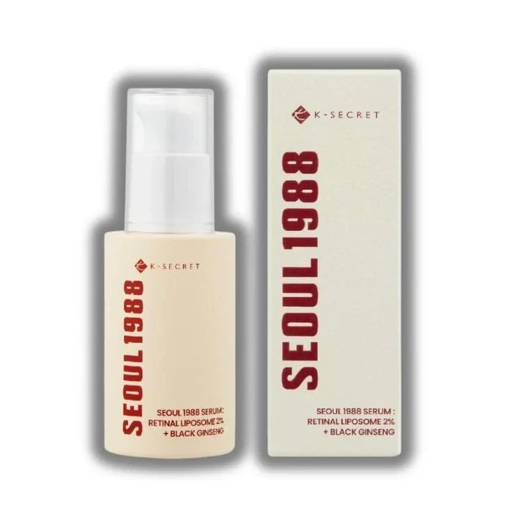 K-Secret Seoul 1988 Advanced Shot Retinal Liposome 2% + Black Rice Serum (30ml) – Anti-Aging & Wrinkle Repair