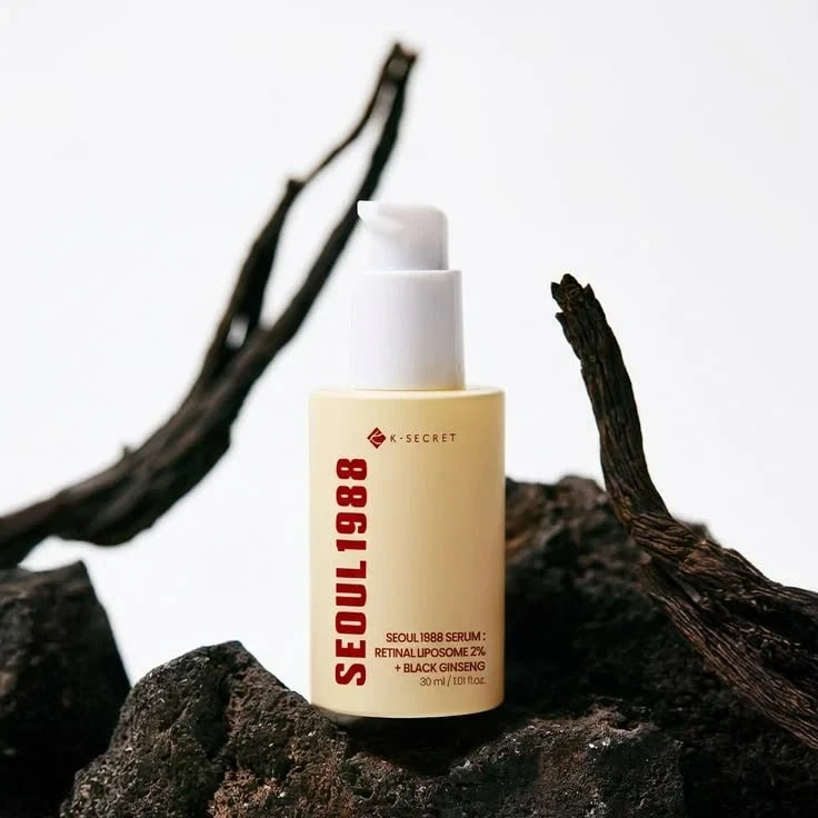 K-Secret Seoul 1988 Advanced Shot Retinal Liposome 2% + Black Rice Serum (30ml) – Anti-Aging & Wrinkle Repair