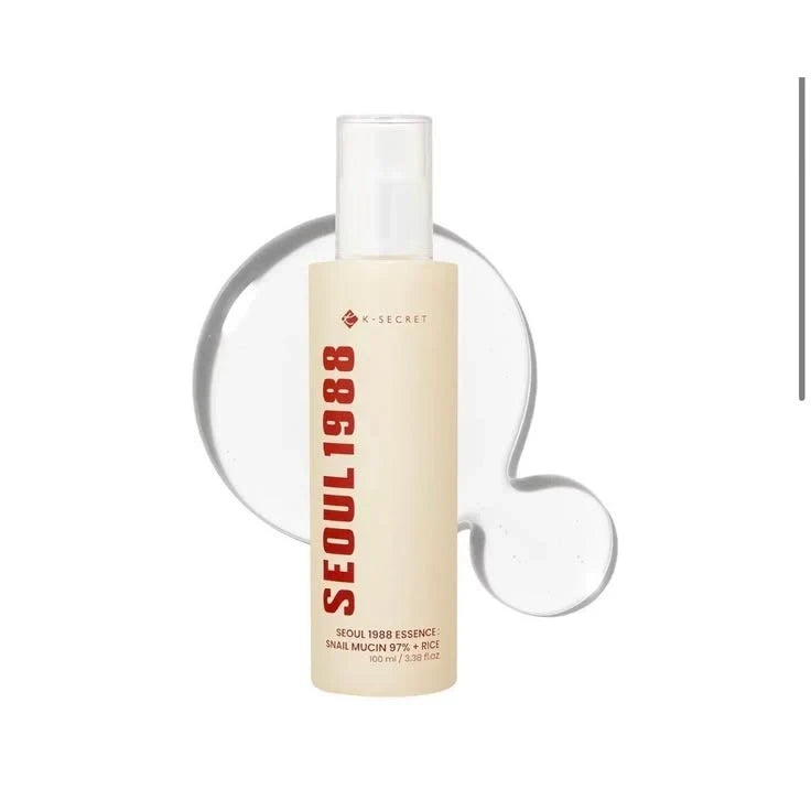 K-Secret Seoul 1988 Essence Snail Mucin 97% + Rice - Hydrating & Repair Essence