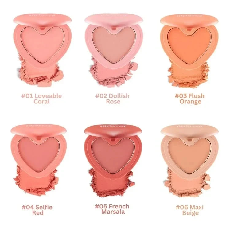 Lilybyred Luv Beam Cheek Balm (04 Heart Attack Red) - Dewy Cream Flush Blush