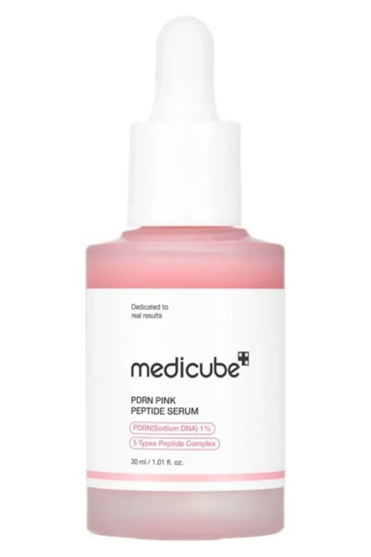 Medicube PDRN Pink Peptide Serum 30ml - Advanced Skin Elasticity & Deep Radiance Serum