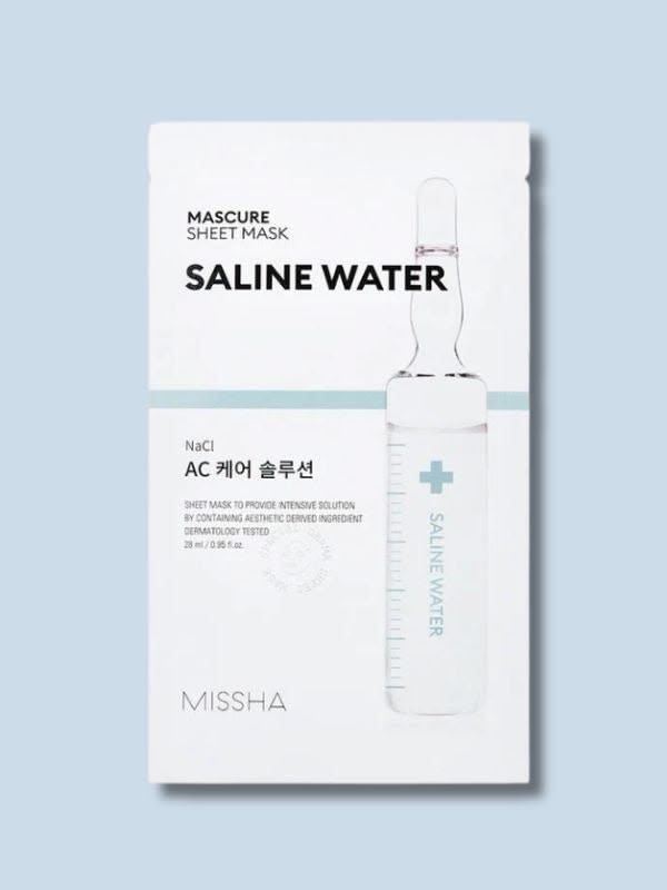 Missha Mascure Moisture Barrier Ceramide Sheet Mask 28ml - Deeply Hydrating & Skin Barrier Repairing Face Mask