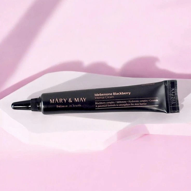 Mary & May Idebenone + Blackberry Intense Cream (Mini) 12g - Intensive Anti-Aging & Barrier Repair Cream