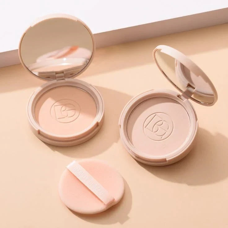Beauty Glazed Lasting Waterproof Matte Face Powder 101 Classic Ivory - Oil Control Compact Powder