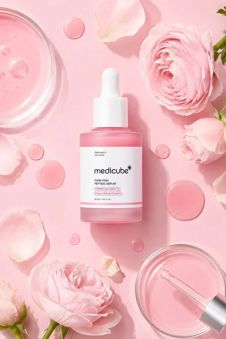 Medicube PDRN Pink Peptide Serum 30ml - Advanced Skin Elasticity & Deep Radiance Serum
