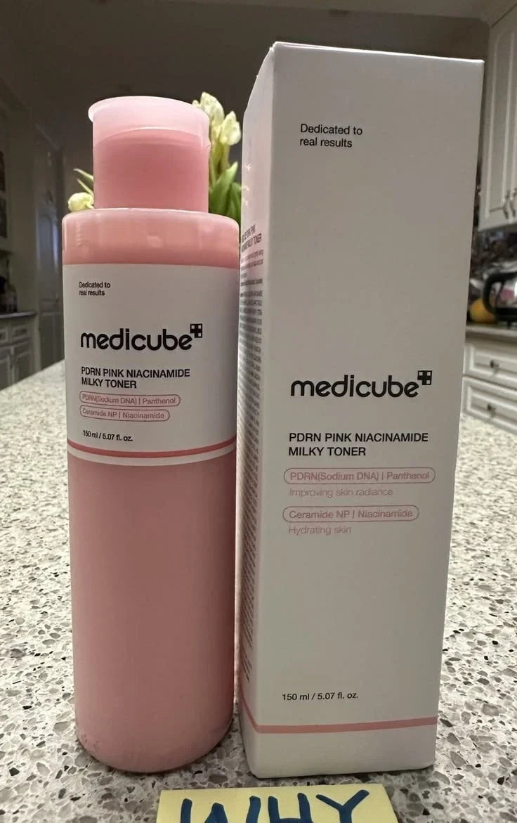 Medicube PDRN Pink Peptide Toner 150ml - Skin Regenerating & Brightening Glow Toner