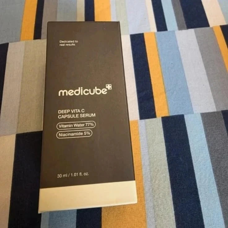Medicube Deep Vita C Ampoule Set (3 Bottles) - Professional Strength Brightening & Dark Spot Correcting Serum