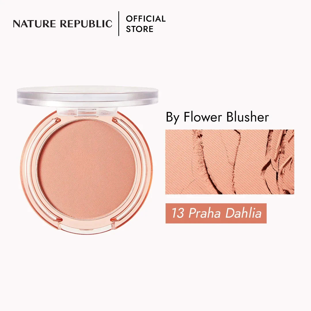 Nature Republic By Flower Blusher 13 Praha Dahlia - Silk Smooth Powder Blush