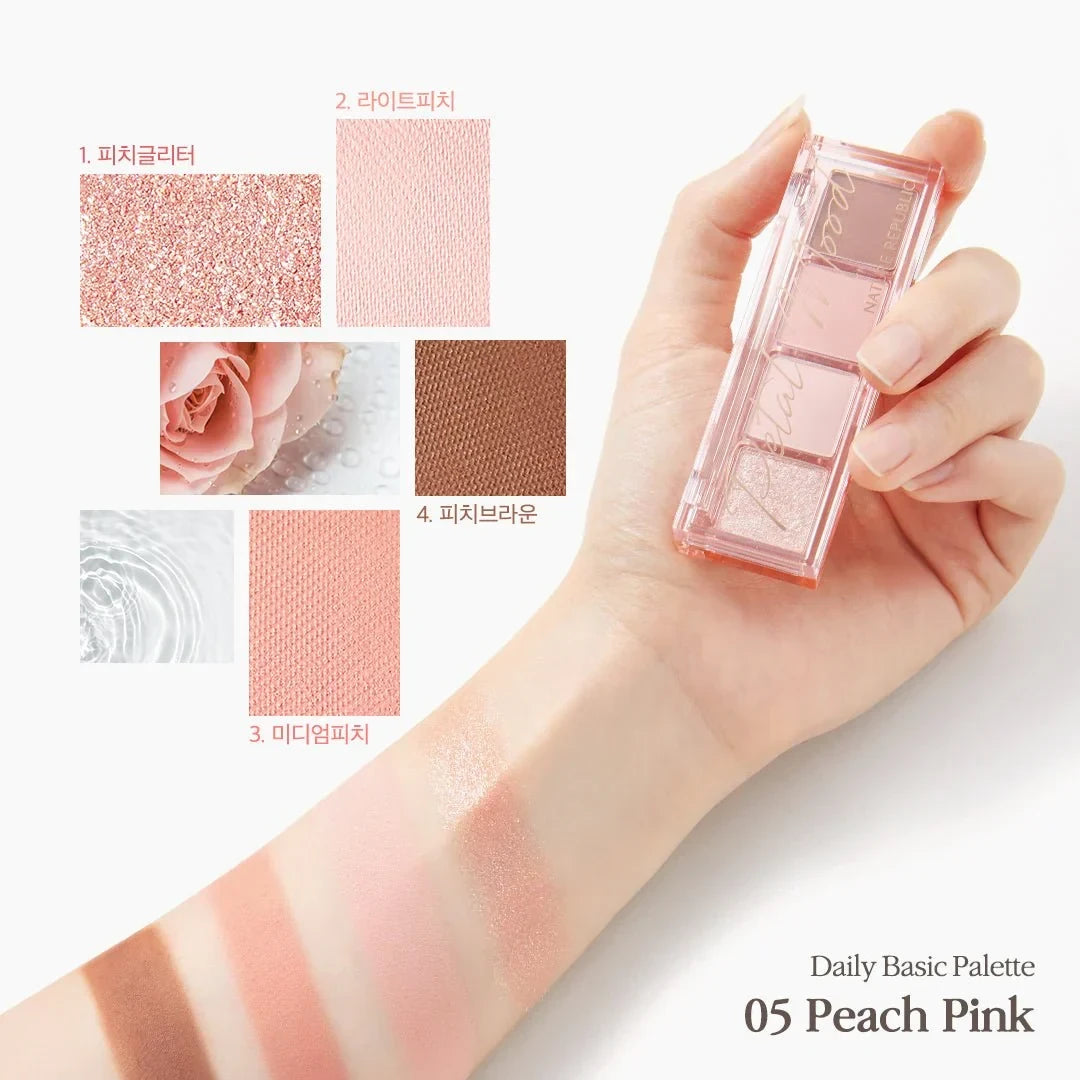 Beauty Glazed 6 Colors Blush Palette B109B - Highly Pigmented Face Contour & Blusher
