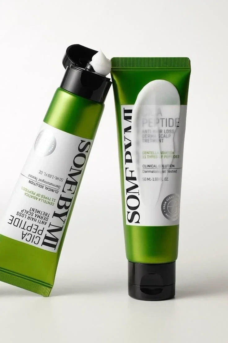 Some By Mi Cica Peptide Anti Hair Loss Derma Scalp Shampoo 50ml - Travel-Friendly Scalp Strengthening Shampoo