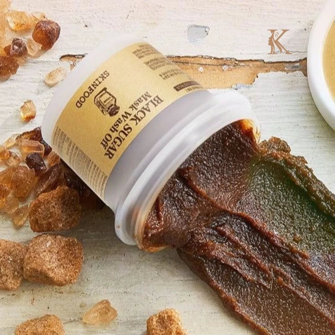 Skinfood Black Sugar Mask Wash Off 100g (3.52 fl. oz.) - Deep Exfoliating & Pore Refining Face Mask