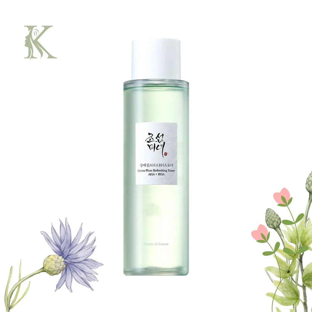 Beauty of Joseon Green Plum Refreshing Toner: AHA + BHA 150ml - Gentle Exfoliating & Skin Smoothing Toner