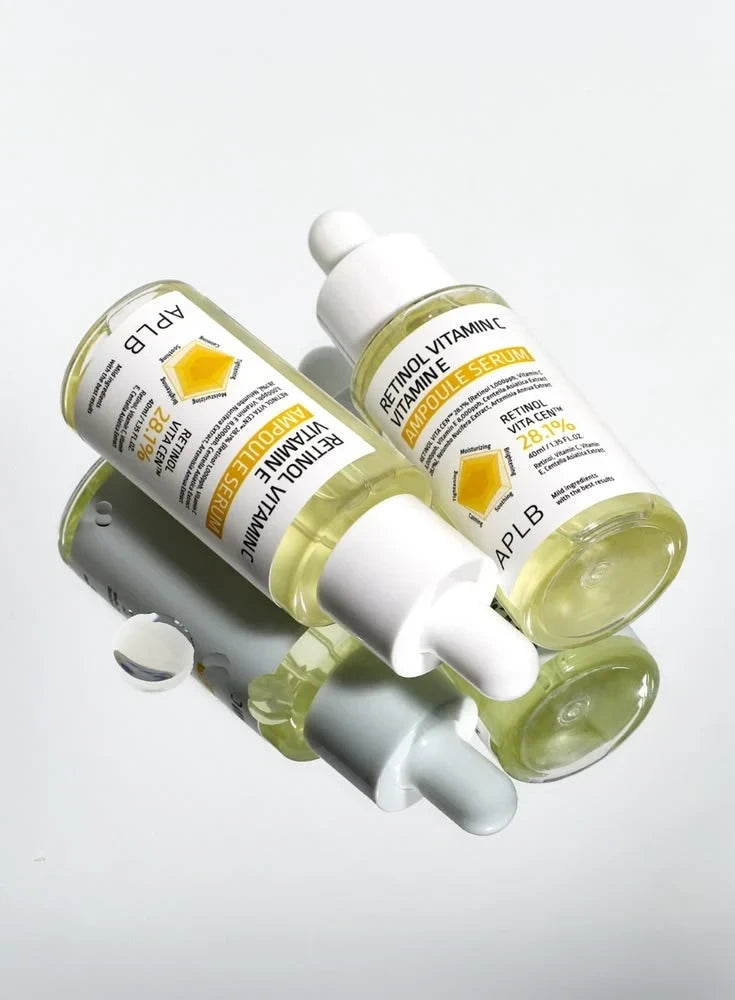 APLB Retinol Vitamin C Vitamin E Ampoule Serum - Anti-Aging & Brightening Complex