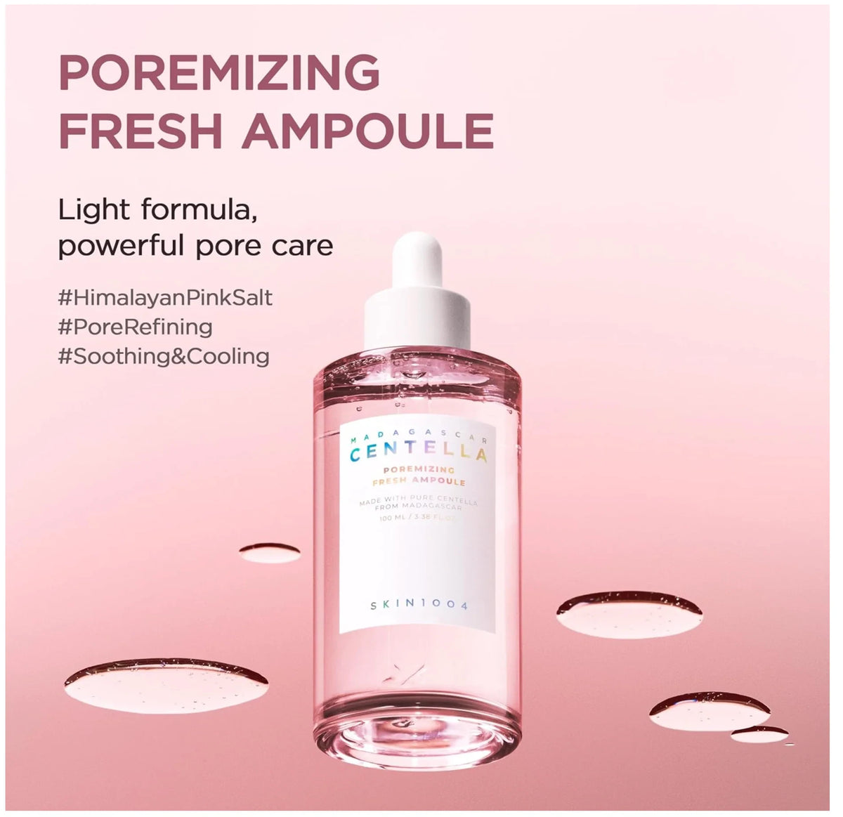 SKIN1004 Madagascar Centella Poremizing Fresh Ampoule - Pore Tightening & Sebum Control