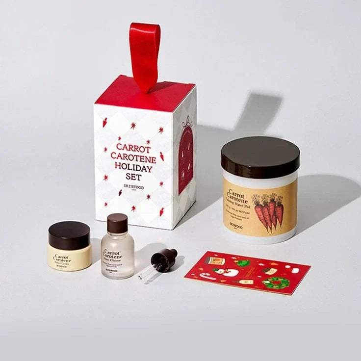 Skinfood Carrot Carotene Holiday Set - Intensive Soothing & Hydrating Skincare Gift Set