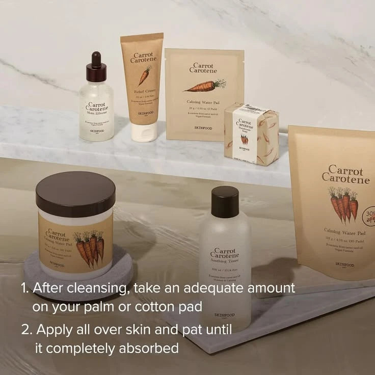 Skinfood Carrot Carotene Holiday Set - Intensive Soothing & Hydrating Skincare Gift Set