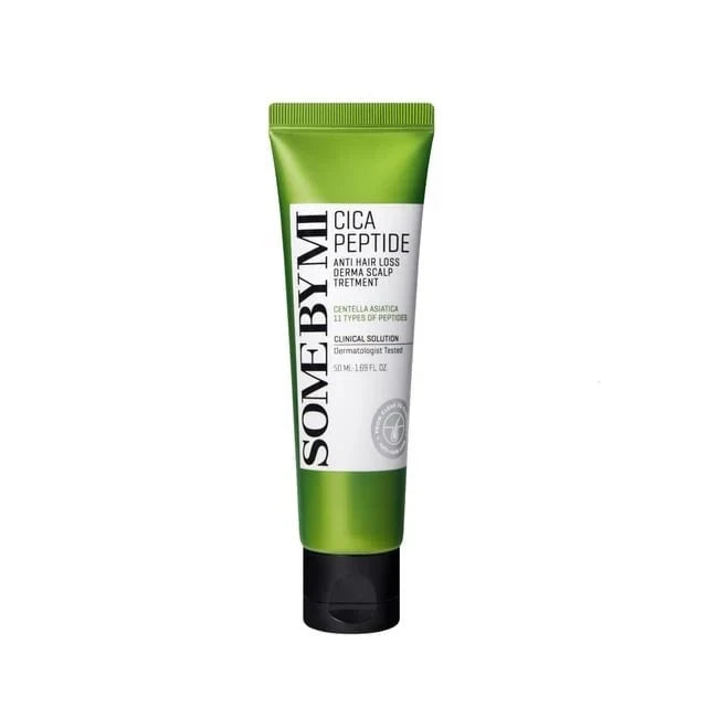 Some By Mi Cica Peptide Anti Hair Loss Derma Scalp Shampoo 50ml - Travel-Friendly Scalp Strengthening Shampoo