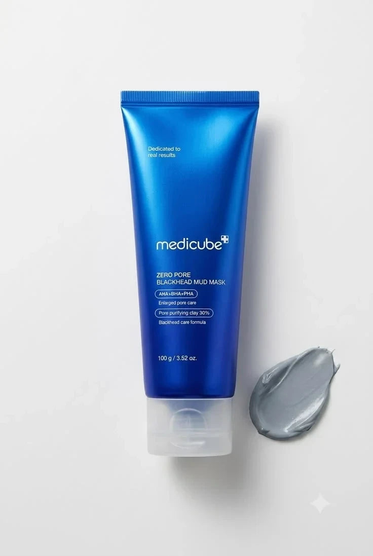 Medicube Zero Pore Blackhead Mud Mask 100g - Deep Pore Cleansing & Blackhead Removal Mask