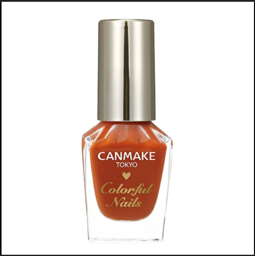 Canmake Colorful Nails [N02 Chic Bordeaux] - High-Gloss Deep Wine Red Nail Polish