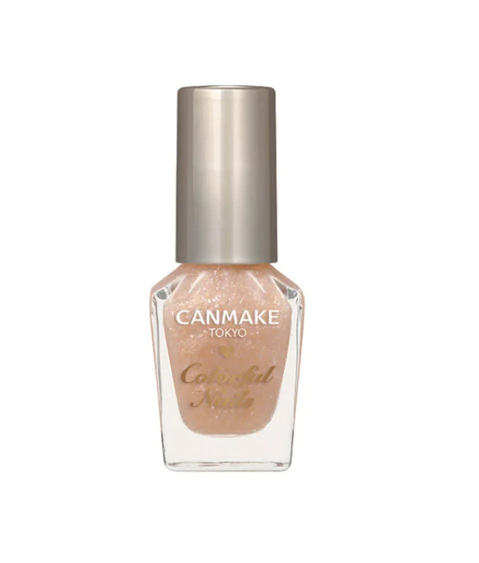 Canmake Colorful Nails [N66 Pixie Dust] - Glitter Shimmer Quick-Drying Nail Polish