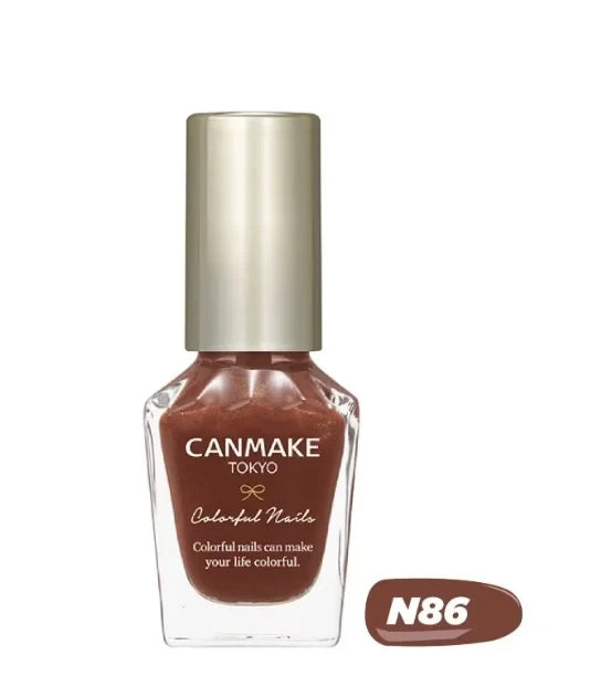 Canmake Colorful Nails [N86 Sandstone] - Quick-Drying Long-Lasting Nail Polish