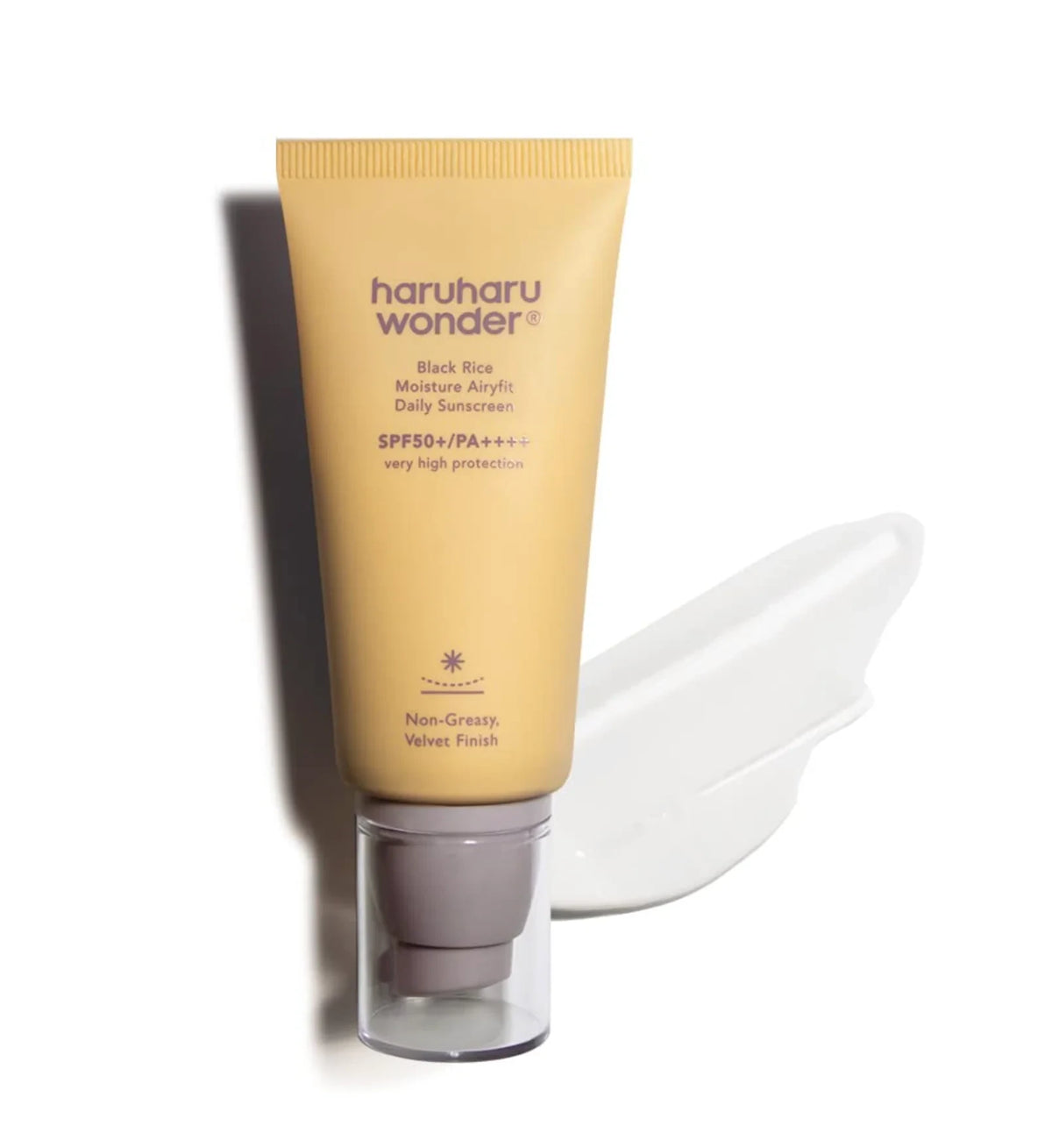 Haruharu Wonder Black Rice Moisture Airyfit Sunscreen SPF50+ PA++++ - Lightweight Velvet Finish